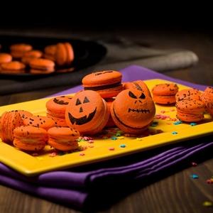 Macaron Halloween: doce delicado e saboroso