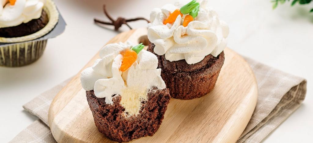 Cupcake de Páscoa Recheado