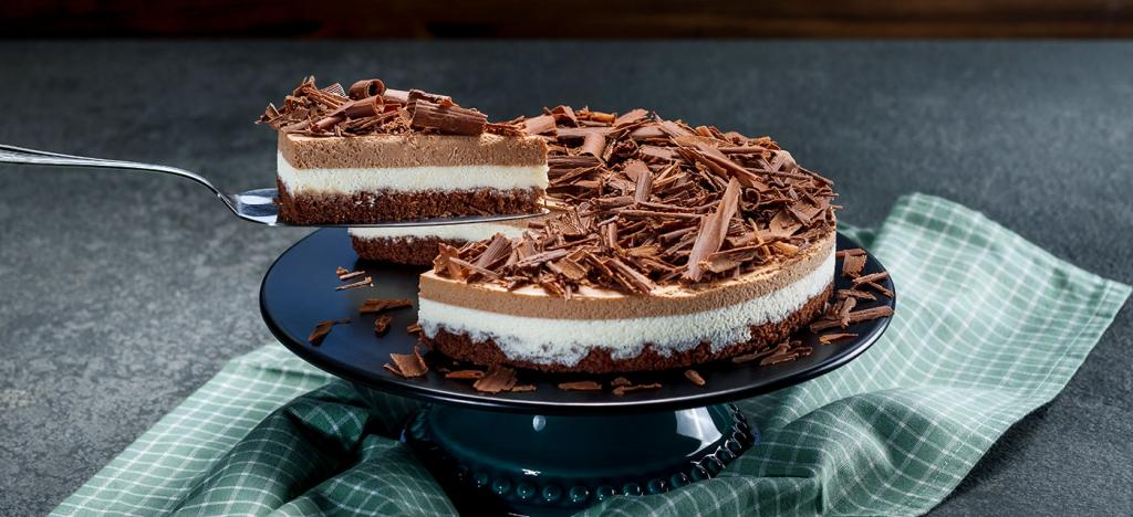 Torta Bavaroise Dois Chocolates