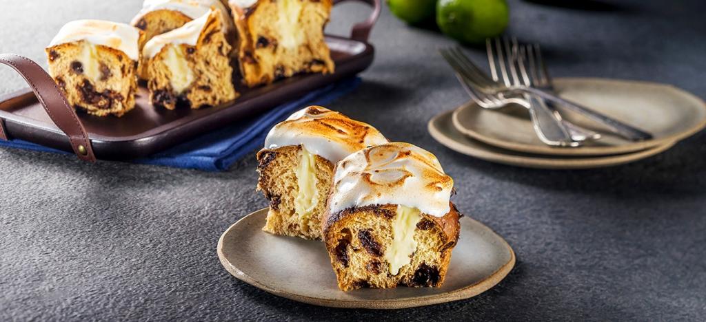 Colomba Trufada de Limão e Merengue