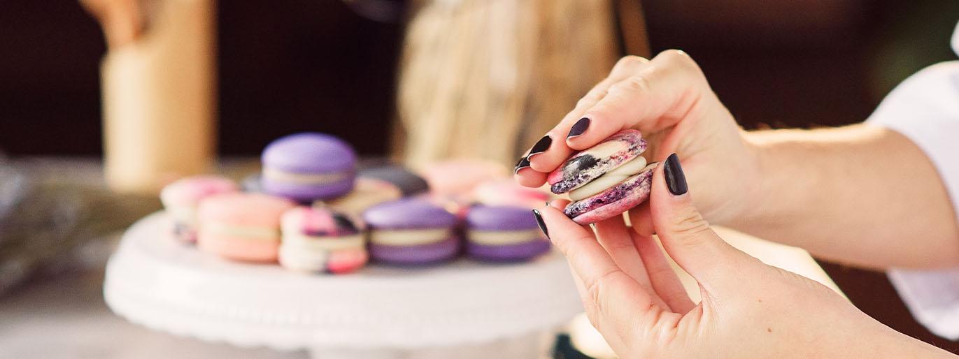 Técnicas para decorar macarons