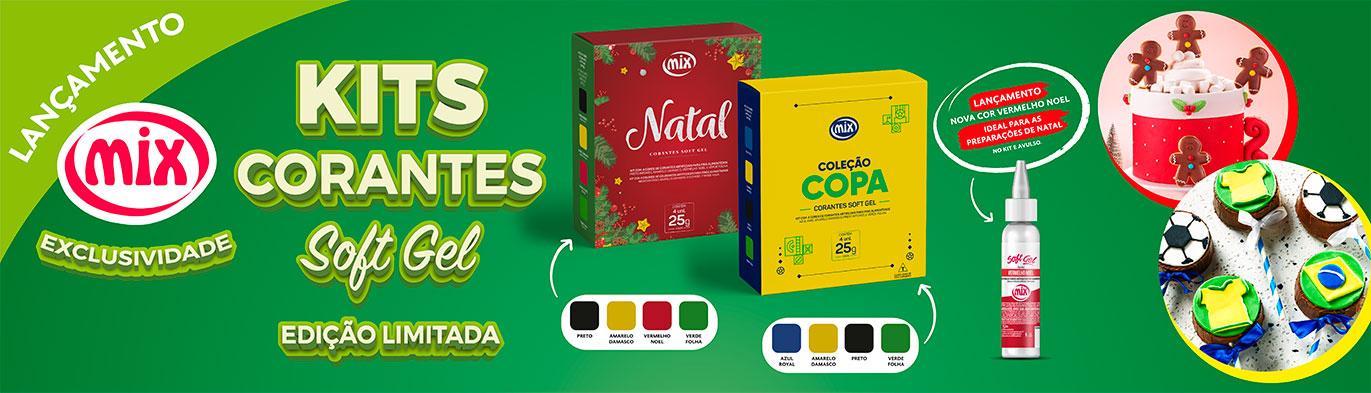 Mix apresenta novos produtos para confeitar: Kits de Corantes e granulados com cores inéditas