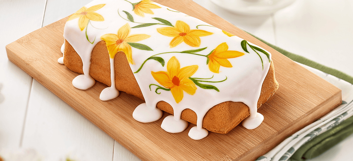 Bolo Primavera com Fondant Pintado: muita cor e sabor