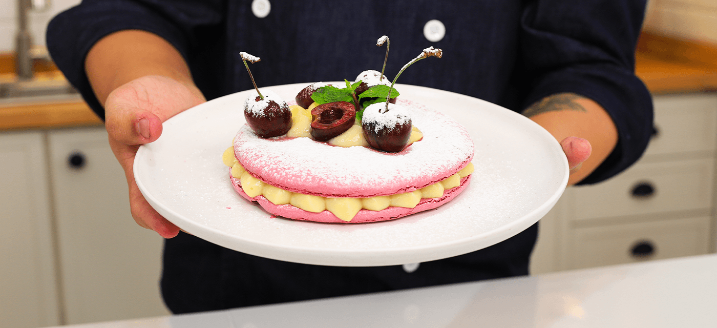 Torta Macaron: delicadeza e muito sabor