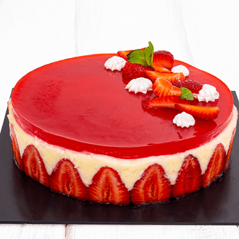 Torta Fraisier: o clássico sabor do morango