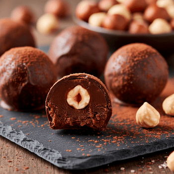 Trufã de avelã: uma explosão de sabor