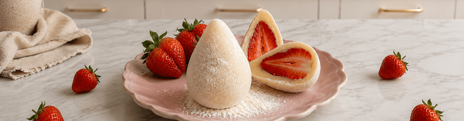 Coxinha de Morango Proteica