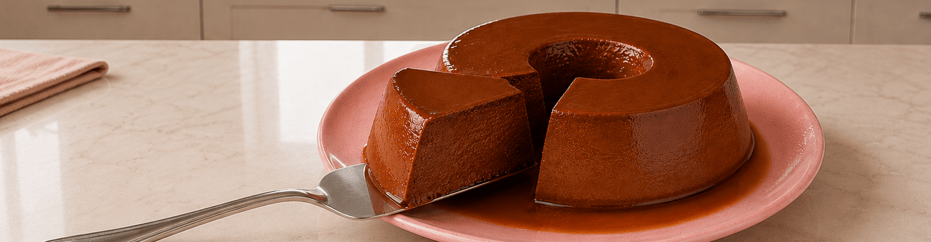 Pudim Proteico de Chocolate
