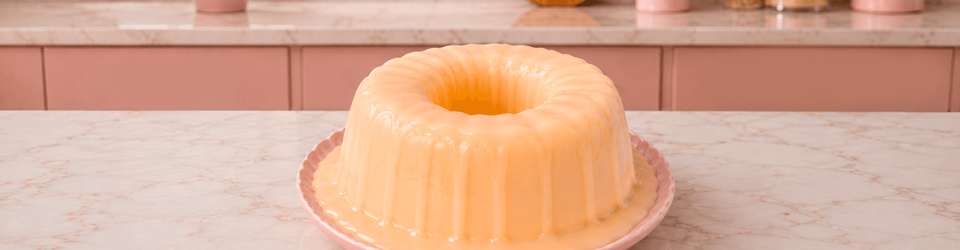 Pudim de Chocolate Branco e Leite em Pó