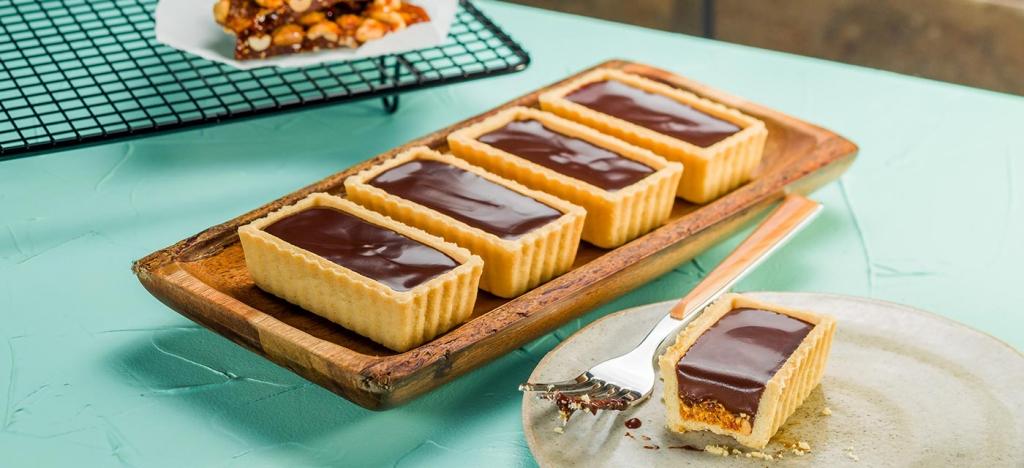 Tartelete de Amendoim e Chocolate: clássico de sabores