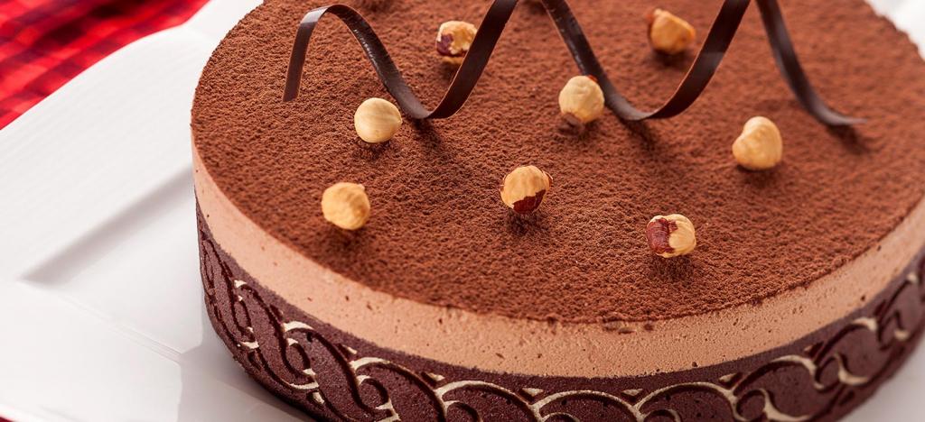 Torta Mousse de Chocolate ao Leite e Gianduia