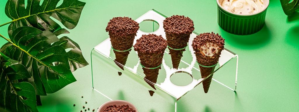Cone Cookies Brigadeiro