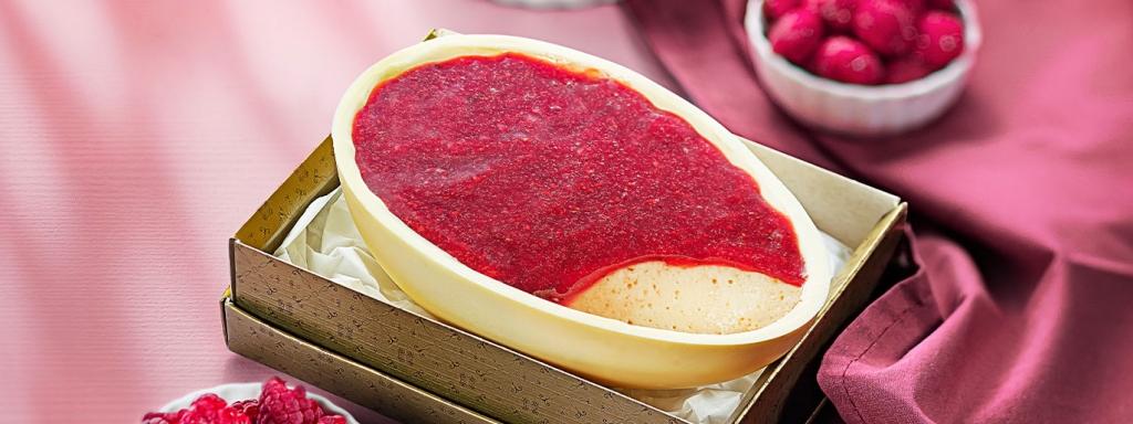 Ovo Cheesecake de Frutas Vermelhas
