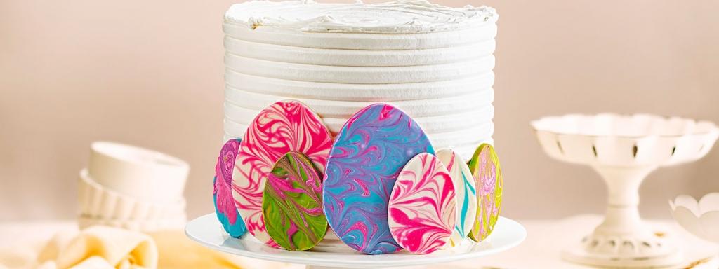 Bolo com Creme Aerado de Morango