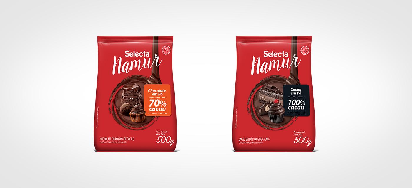 Selecta Namur lança chocolates em pó 70% e 100% cacau