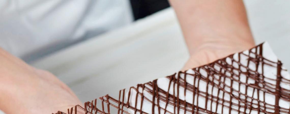 Como fazer grades de chocolate