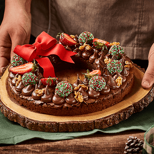 Brownie Guirlanda de Natal